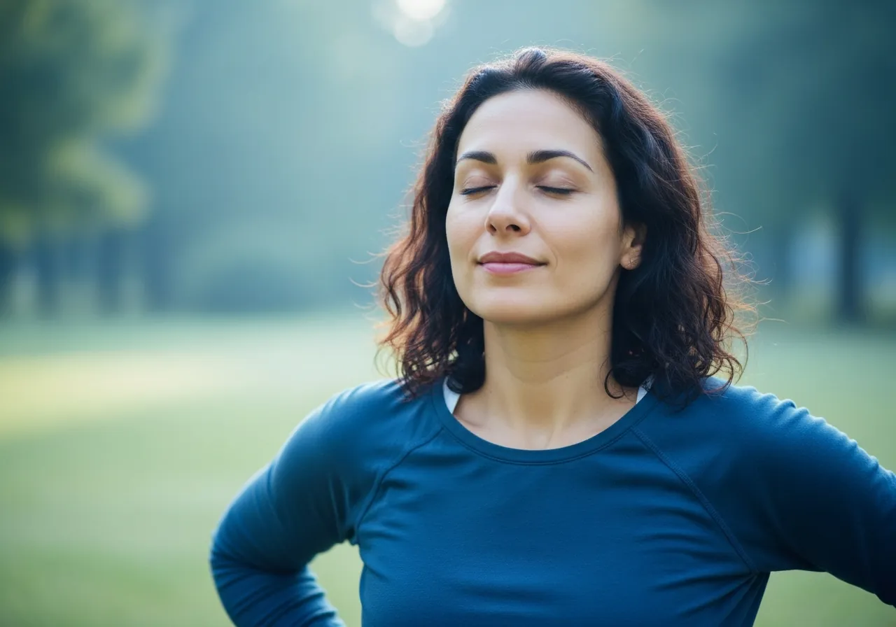 Calm person outdoors representing recovery from the emotional weight of cocaine dependency.